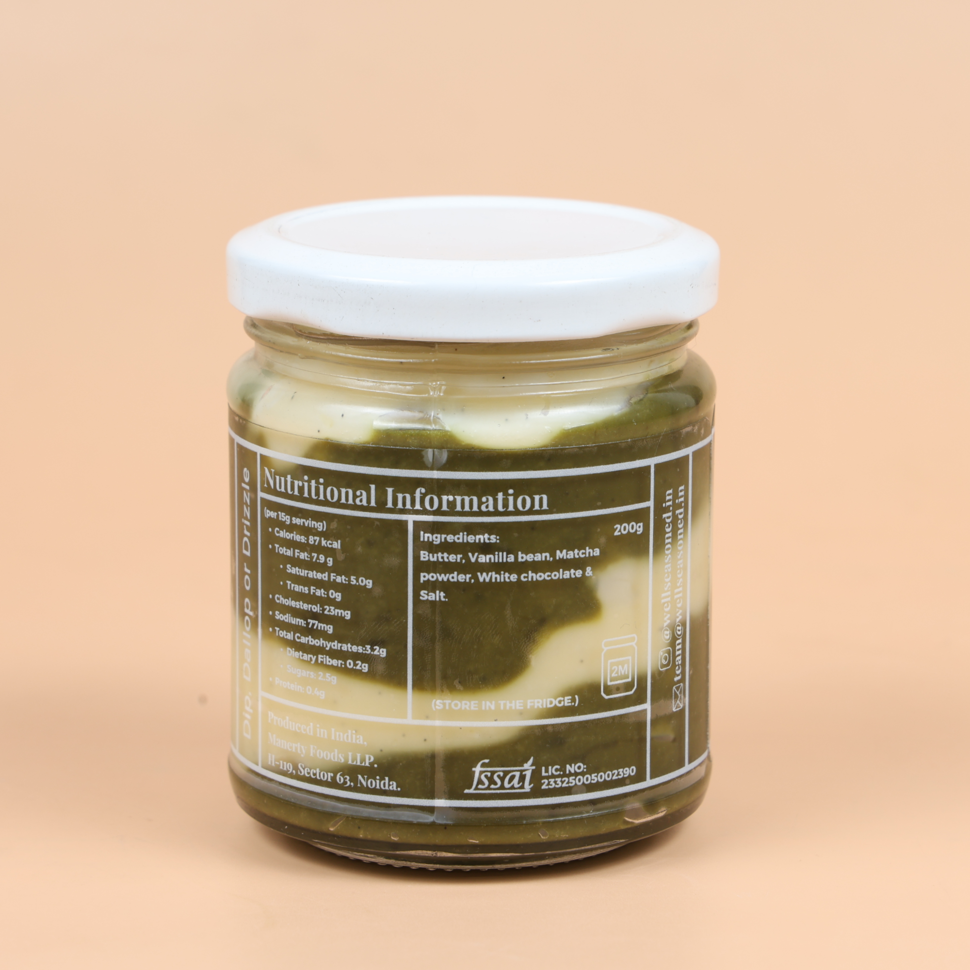 Matcha & White Chocolate Butter